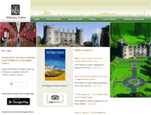 Tablet Screenshot of kilkennycastle.ie